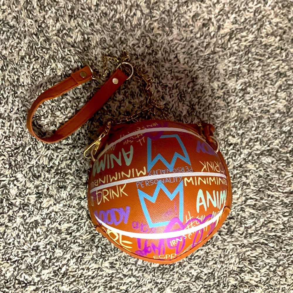 Basketball ball purse